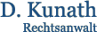 Logo Rechtsanwalt D. Kunath